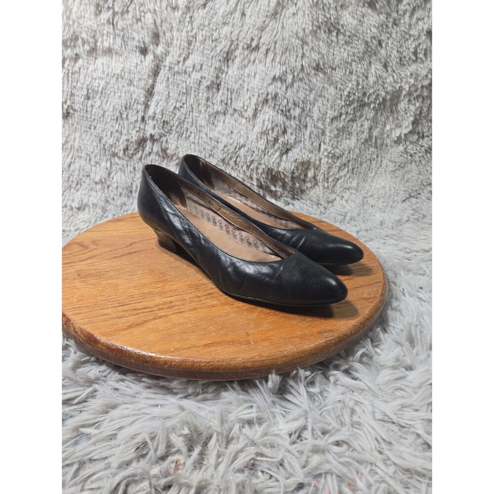 Retro Y2K Nina Women Flats Slip On Leather Shoes Size 8.5N  Luxury Leather Shoes